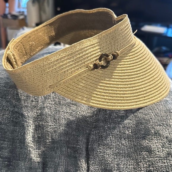 Croft & Barrow Tan Sun Visor Hat - Picture 3 of 5